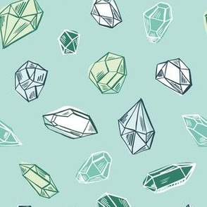 Diamonds in mint