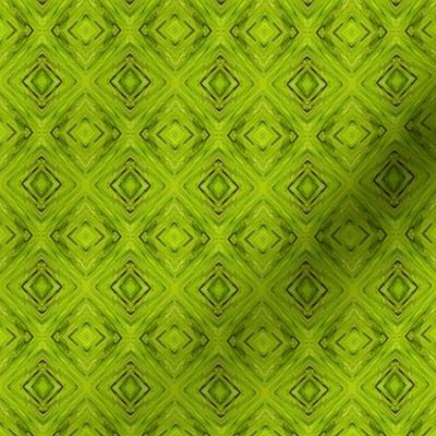 LLG - Lime Green Diamond Brocade