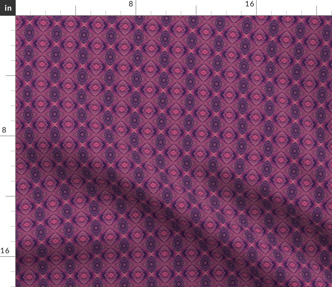 LMR - Magenta Relish Diamond Brocade