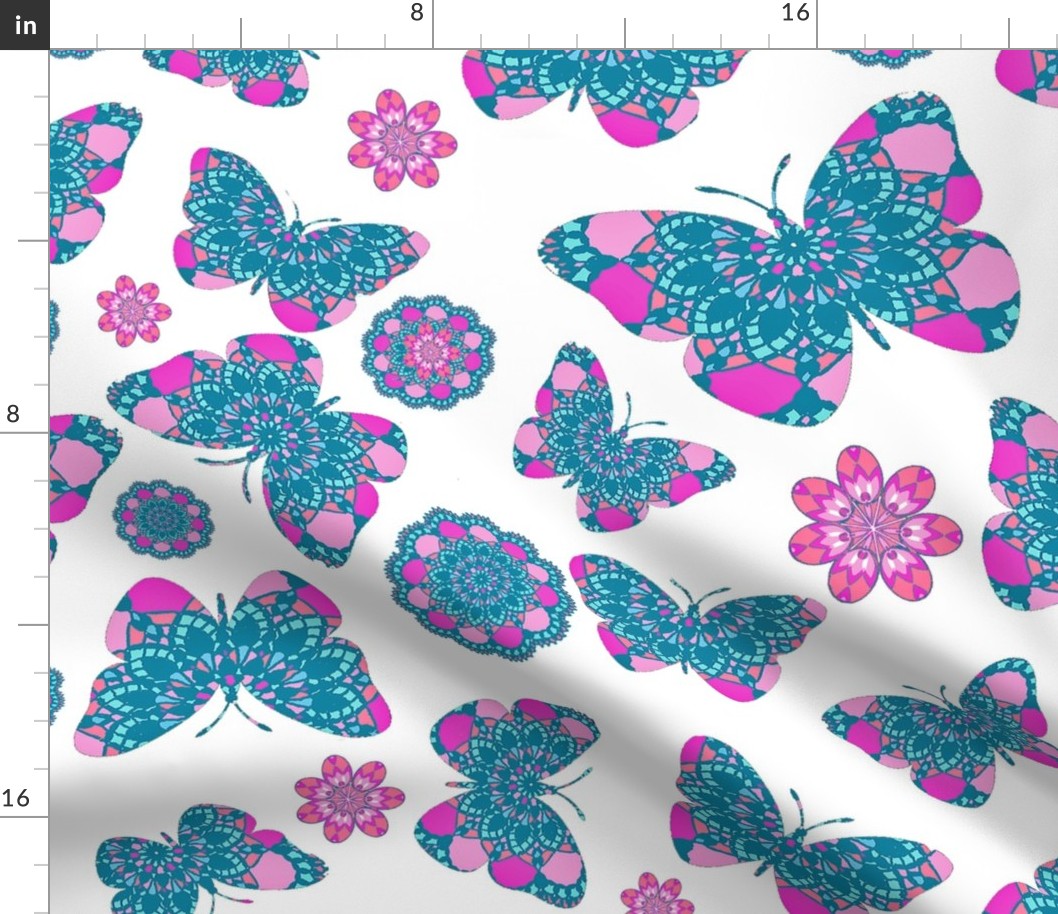 Butterfly Bohemian bright Lace 