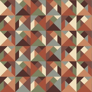 Tangram Tiles Earth Tones