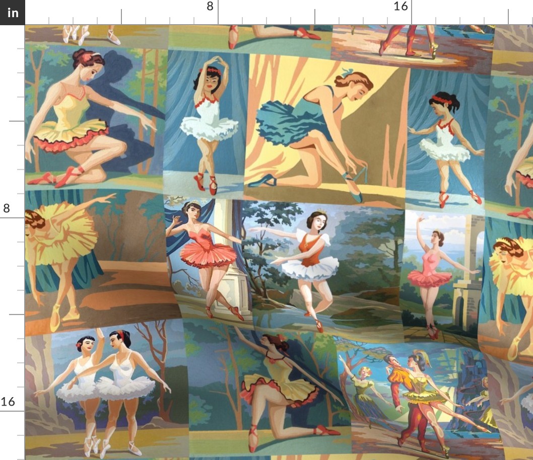 Paint By Number Ballerinas - large