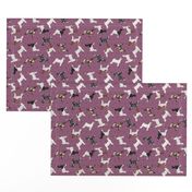 Polka Dot Boer Goat - Purple