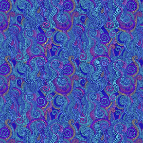 Mosaic Waterwhirls - smaller repeat