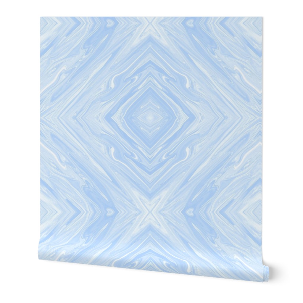 PLB Pastel Blue Diamond Brocade