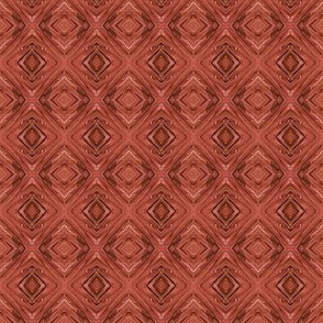 LRB - Rusty Brown Diamond Brocade