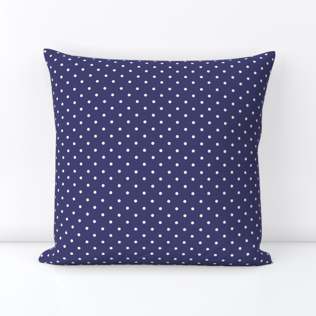 Polka Dots Navy