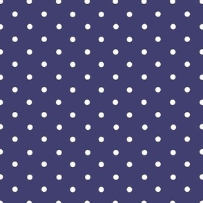 Polka Dots Navy