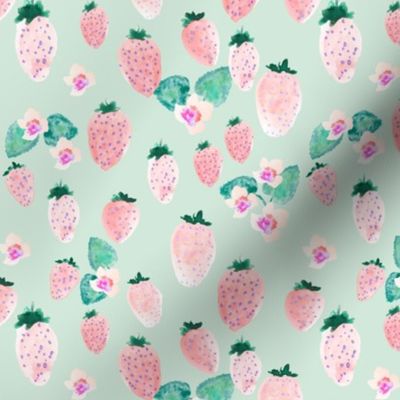 INDY BLOOM DESIGN strawberry blossom_Mint_A