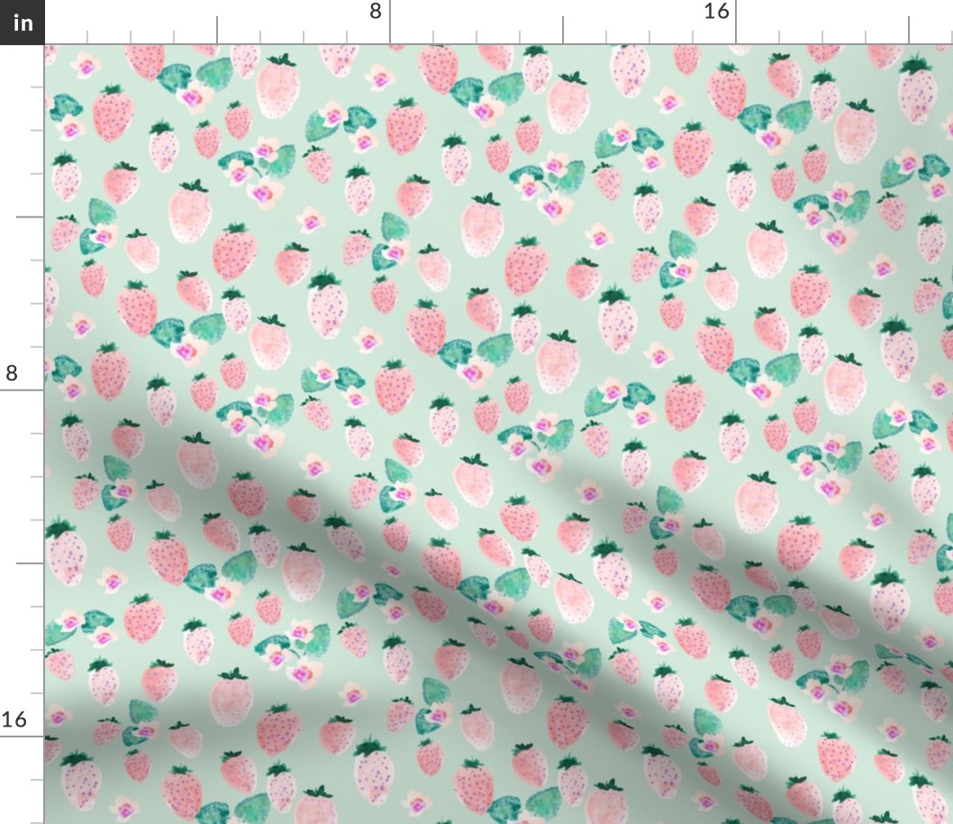 INDY BLOOM DESIGN strawberry blossom_Mint_A