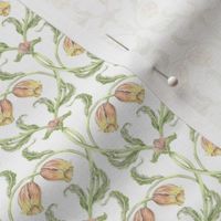 Tulip Trellis Pattern Cream