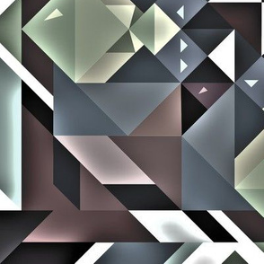 HDR Cats Fish & Ferrets Geometric Tangram