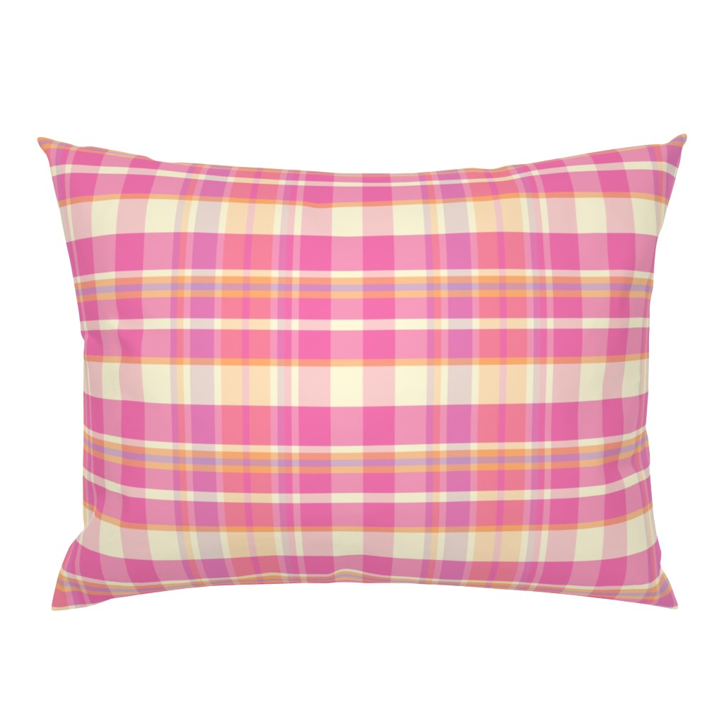 16-15A Plaid Pink Yellow Lilac Orange Easter _ Miss Chiff Designs