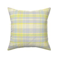 17-07L Pastel Plaid Lemon Yellow || Silver Gray Grey Aqua  Blue Easter Traditional Classic Spring _ Miss Chiff Designs 