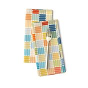 basket weave abstract -multi