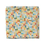 basket weave abstract -multi