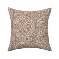 Large Beige Mandalas