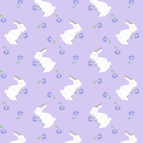 Origami Bunny Purple