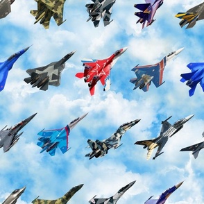 Fighters Above Jets