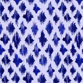 Watercolor ikat pattern