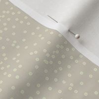 Silver Dots on Dove Grey