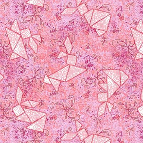 pink bunny tangrams