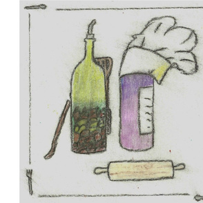 "Only the Best for You" Custom Napkins - Crayon Drawn