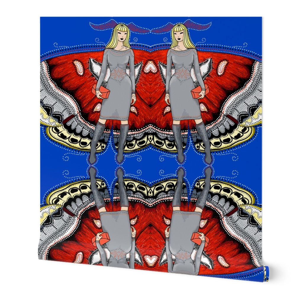 Cecropia moth fairy