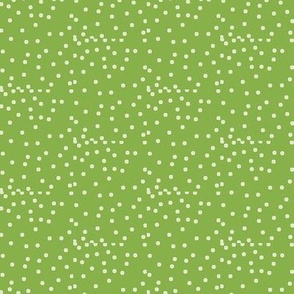 Silver Dots on Ferny Green