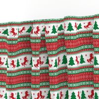 Ugly Christmas Sweater Unicorn - Fair Isle