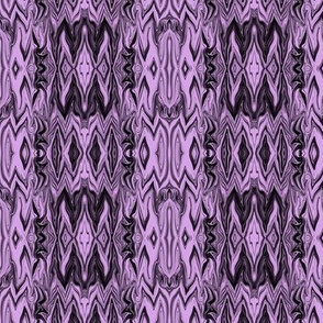 DGD16 - Medium - Rococo Digital Dalliance with Hidden Gargoyles -  Black - Lavender