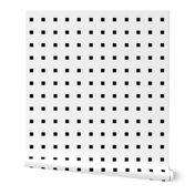 Black squares on white Squares Rough Stamped edges-ch-ch