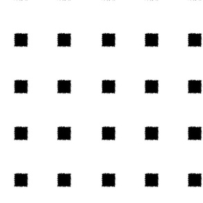 Black squares on white Squares Rough Stamped edges-ch-ch