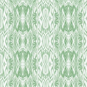 DGD6 -  Medium - Rococo  Digital Dalliance Lace, with Hidden Gargoyles,  in Pastel Green