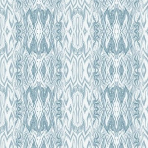 DGD5 - Medium - Rococo Digital Dalliance Lace, with Hidden Gargoyles,  in  Blue Pastel