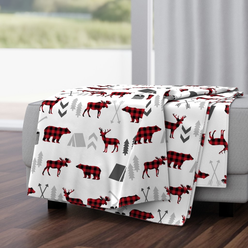 larger version buffalo plaid animals