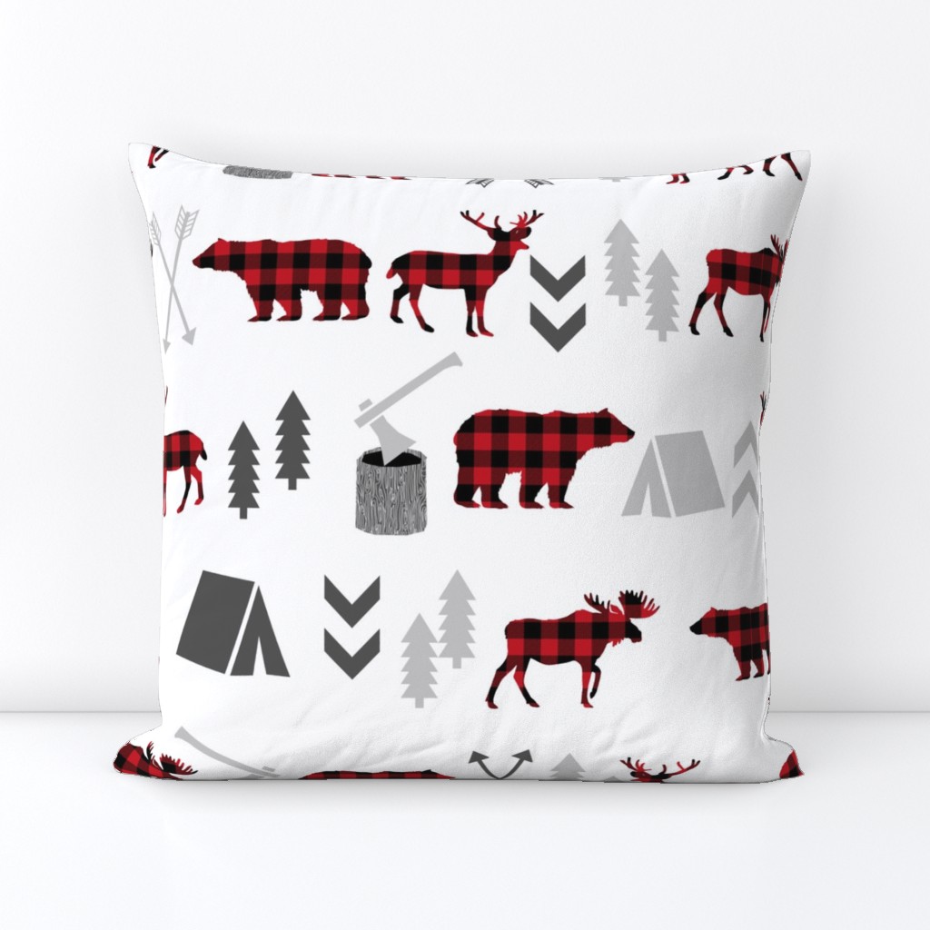 larger version buffalo plaid animals