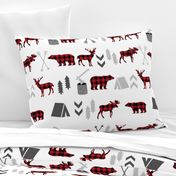 larger version buffalo plaid animals