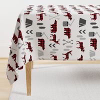 larger version buffalo plaid animals