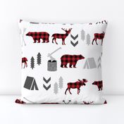 larger version buffalo plaid animals