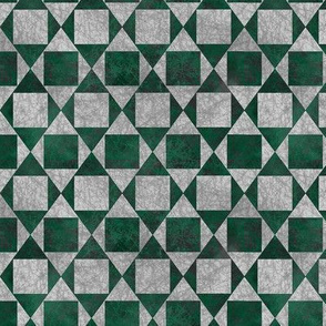 A Square is a Rhombus - Texture Grey / Green