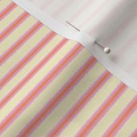 soft stripes - pink and yellow