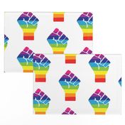 Pride Fist- Large - Rainbow
