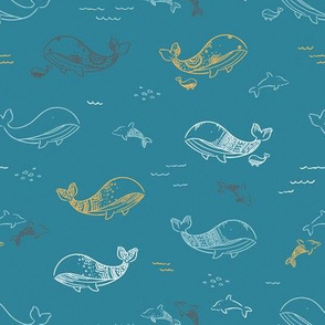 Pretty Whales - Teal