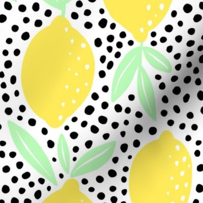 Dotty Lemon Mint Large