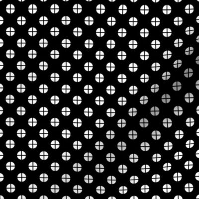 Sewing Swatches Dots - Black