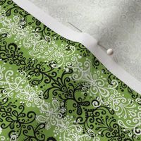 Ornamental Stripe - Sewing Swatches Green