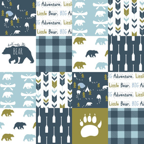 Don't Wake the BEAR Cheater Quilt