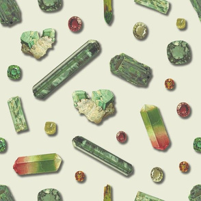 Emerald Precious Stones - Bone