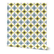 Astral - Mid Century Modern Geometric Blue